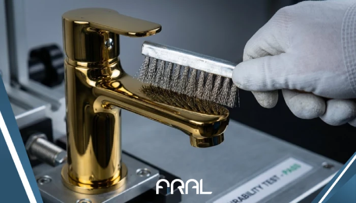 مقاومت بالای شیرآلات PVD در برابر خط و خش و ساییدگی